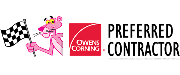 Owens Corning Preferred Contractor badge — NuShake Roofing