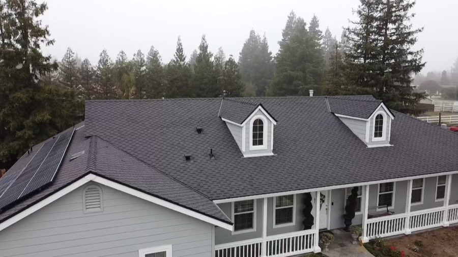 NuShake crew completing a residential roof replacement